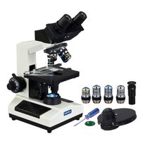 OMAX 40X-2000X Binocular Compound LED Microscope with Phase Contrast Kit