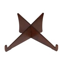 NHATVYWOOD Portable Laptop Stand - Wooden Laptop Holder - Compatiblefor All Laptop from 10 to 17 inch. (Black)