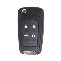 Keyless2Go New Keyless Remote 5 Button Flip Car Key Fob Select Impala Malibu Cruze Equinox and Other Vehicles That Use FCC OHT01060512