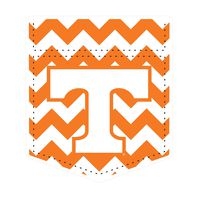 Craftique University of Tennessee Decals (T Pocket (4 in), 4 in)