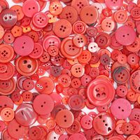 Esoca 650Pcs Red Buttons for Crafts Assortment Red Craft Buttons for Crafting, Art, Christmas