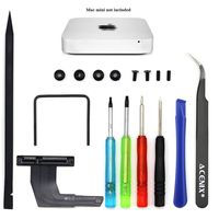 ACENIX New Professional Mac Mini Dual Hard Drive Kit with Screws Washers Logic Board Removal Tool and Mini Screwdrivers for Mac Mini A1347 Included ESD Curve ESD Tweezers, [Full Complete Kit]