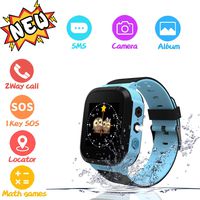 Juoner Kids Smartwatches, for Boys and Girls from 3-14 Years Old, Daily Use Waterproof/GPS+LBS Positioning/Two-Way Communication/SOS Warning/Flashlight/Alarm, Best Present for Kids.(Blue)