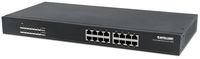 Intellinet 16-Port Gigabit Ethernet Poe+ Switch - 16 Ports - 1000base-t - Uplink Port - 16 X Network - Twisted Pair - Gigabit Ethernet - 2 Layer Supported - Power Supply - Rack-mountable - 3