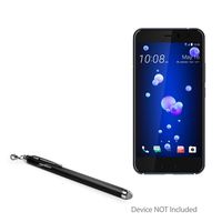 HTC U11 Stylus Pen, BoxWave [EverTouch Capacitive Stylus] Fiber Tip Capacitive Stylus Pen for HTC U11 - Jet Black