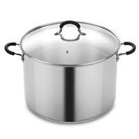 Cook N Home NC-00335 Stainless Steel Saucepot with Lid 20-Quart Stockpot, Qt, Silver