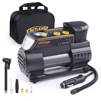 AUTLEAD C2 12V DC Portable Air Compressor Heavy Duty Tire Inflator Pump with Digital Gauge for Car Tires and Other Inflatables