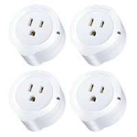 Etekcity VeSync Smart Plug, 4 Pack Mini WiFi Outlets, Works with Alexa, Google Home & IFTTT, Remote Control from Anywhere, WiFi Energy Monitoring with Schedule Function, No Hub Required, ETL Listed
