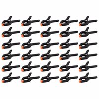 Wideskall 2.7" inch Mini Nylon Plastic Spring Clamps - Pack of 30