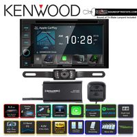Kenwood DDX5706S with SiriusXM Tuner and License Plate Backup Camera