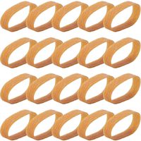 Gejoy 20 Pieces Brake Retainers Rubber Ski Brake Band Snowboard Retainers for Outdoor Sports