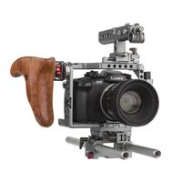 Ikan Panasonic GH4/GH5 Rig with Wooden Handle (Tilta) - Black - ES-T37-A
