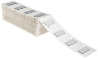 Brady M71EP-171-593-SL 1.06" Width x 0.49" Height Silver Color B-593 Adhesive-Taped Polyester Raised Panel Labels With Gloss Finish For BMP71 Printers (200 Per Box)