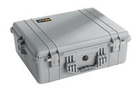 Pelican 1600 Camera Case With Foam (Silver)