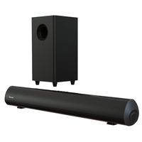 Soundbar Wohome 2.1 Channel TV Sound Bar 30-Inch with 5.25-Inch Subwoofer, Bluetooth, Remote Control, Deep Bass, Optical AUX Coaxial Wired Input, Mount Kit, Model S99 120W Surround Sound Bars