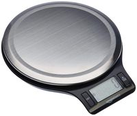 AmazonBasics Stainless Steel Digital Kitchen Scale with LCD Display, Batteries Included