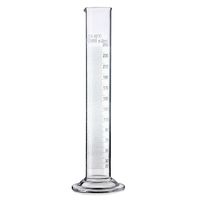 Premium Lab Glass Graduated Cylinder 250 ml - Borosilicate 250ml Lab Cylinder