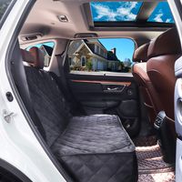 SUPSOO Dog Car Seat Cover Waterproof Durable Anti-Scratch Nonslip Back Seat Pet Protection Dog Travel Hammock for Cars/Trucks/SUV