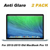 2 Pack FORITO Anti Glare Screen Protector Compatible MacBook Pro 15" 2012-2015 Model A1398