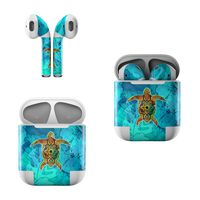 Skin Decals for Apple AirPods - Sacred Honu - Sticker Wrap Fits 1st and 2nd Generation