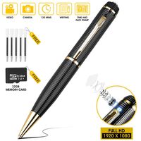 Hidden Camera Pen Mini Spy Camera Recorder 32GB Storage, Portable Surveillance Camera with 2 Hours Wireless HD 1080P Video Photo for Security, Business, Home, Teaching