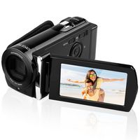KINGEAR PL014 16MP Digital Camera DV Video Recorder Mini DV Camcorder with 3.0" Display 16x Digital Zoom