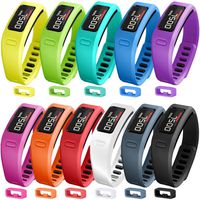 SKYLET Compatible with Garmin Vivofit Bands, Soft Silicone Colorful Fitness Replacement Bands Compatible with Garmin Vivofit 1(No Tracker)