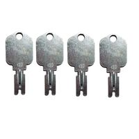 Mover Parts (4) Forklift Key for Clark Yale Hyster Komatsu Gradall Gehl Crown & More