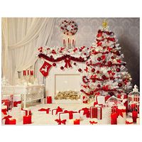 Christmas Themed Photography Backdrop Cloth, Christmas Photo Booth Props, Christmas Studio Video Background Supplies, Christmas Wall Decor, Photo Shoots Props Banner, Holiday Family Party Favors (D)