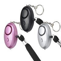Yizhet Personal Alarms-Mini Loud Staff Panic Safety Alarm Keyring with LED Flashlight Pocket Safe Sound Personal Security Alarm (3pcs)