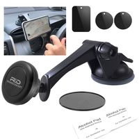 Randconcept - [New Version] Magnetic Phone Car Mount | Universal Phone Holder for Dashboard & Windshield | 3 inch Heavy Duty Suction Cup Phone Holder | 360 Rotation Strong Magnets for All Cell Phones