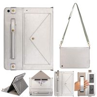 iPad Case with Pen Holder,Locase 12.9 iPad Case for iPad Pro,iPad 3rd Generation Case with Shoulder Strap 4 Card Holder 2 Layer Adjustable Shoulder Belt Button Closure Kickstand Case for iPad Pro