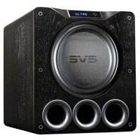 SVS PB16-Ultra Subwoofer (Black Oak) - 16-inch Driver, 1,500-Watts RMS, DSP App Control, Ported Cabinet