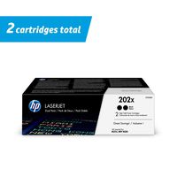 HP 202X | CF500XD | 2 Toner Cartridges | Black | High Yield