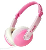 Snug Plug n Play Kids Headphones for Children DJ Style (Pink)