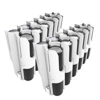 2 Pack East Brooklyn Labs Durable AA Battery Storage Each Caddy Can Hold Up to 12 Batteries Compatible with The Radcad Charger