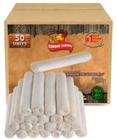 5-6 Inches Retriever Roll Skinny - Chewing Dog Treat for Small Dogs, 100% Natural - Natural Grass Fed Livestock from South America - USDA/FDA Approved (50 Pack)