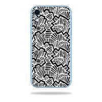 MightySkins Skin Compatible with Apple iPhone XR - Abstract Black | Protective, Durable, and Unique Vinyl Decal wrap Cover | Easy to Apply, Remove, and Change Styles | Made in The USA