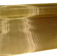 13" x 40" 99.9% Brass Filter Coarse Dense Gauze Mesh #100