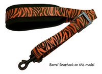 Orange Tiger Neoprene padded Saxophone strap with locking swivel snaphook for Alto Tenor or Soprano Sax Model SSXW by Legacystraps