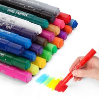 MayMoi Washable Tempera Paint Sticks | Non-Toxic, Quick Drying & No Mess Paint Sticks for Kids (24 Bright Colors, 6g)