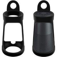 Silicone Cover Case Compatible for Bose Soundlink Revolve Wireless Bluetooth Speakers with Carrying Loop -Triple Black