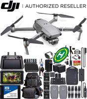 DJI Mavic 2 Pro Foldable Quadcopter & Fly More Kit with DJI Smart Controller & Deluxe Atomos Ninja V Bundle