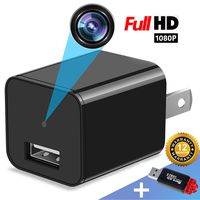 Spy Camera Charger - Mini Hidden Camera - HD 1080P - USB Charger Camera - Motion Detection - Hidden Spy Camera - Hidden Nanny Cam - Hidden Spy Cam - Surveillance Camera Full HD - No Wi-Fi Needed