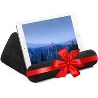 iPad Tablet Stand Pillow Holder - Universal Phone and Tablet Stands and Holders Can Be Used on Bed, Floor, Desk, Lap, Sofa, Couch - Black Color