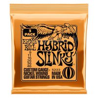 Ernie Ball Hybrid Slinky Nickel Wound Sets, .009 - .046 (3 Pack)