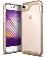 Caseology Skyfall for Apple iPhone 8 Case (2017) / for iPhone 7 Case (2016) - Clear Back & Slim Fit - Gold