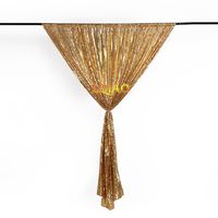 LQIAO Gold 6x6ft Sequin Backdrop Photo Booth Glitz Sequin Wedding Backdrops Photography Background Sequin Party Fabric Background DIY, Pocket 6x6FT(180x180cm))