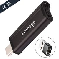 Aomago A21 16GB Digital Voice Recorder - Minimalism USB C Recorder for Lectures Meetings