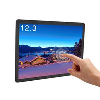 Touchscreen Monitor, 12.3 Inch Portable USB Monitor Raspberry Pi Screen LCD Display Computer Laptop VESA Monitor 1600X1200 4:3 HDMI/DVI/VGA for Pi 4/3 /2/ Zero Linux Raspbian Ubuntu Xbox /PS4 Mac Win